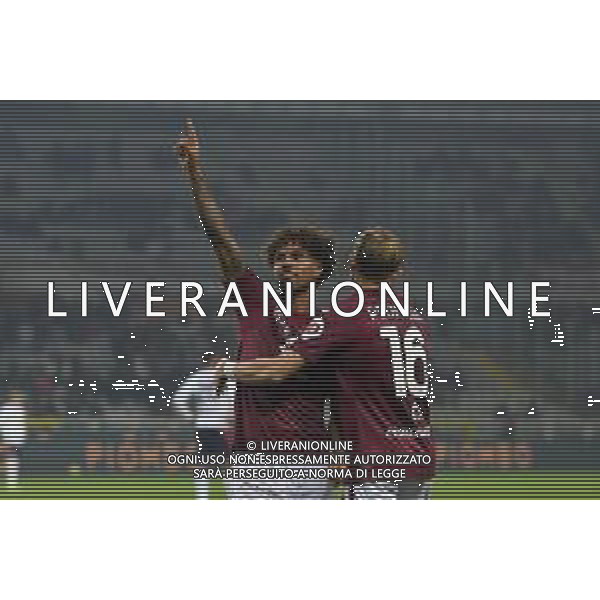 TVMV-Torino 24.01.2025 Stadio Grande Torino @Manuela Viganti/Ag. Aldo Liverani sas Torino vs Cagliari Campionato Calcio Serie A Enilive 2024/2025 22a giornata Nella foto: esultanza valentino lazaro dopo il gol successivamente annullato dal var