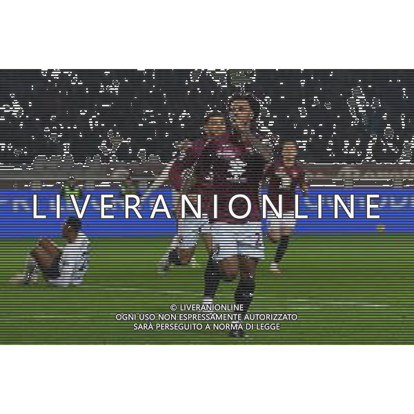 TVMV-Torino 24.01.2025 Stadio Grande Torino @Manuela Viganti/Ag. Aldo Liverani sas Torino vs Cagliari Campionato Calcio Serie A Enilive 2024/2025 22a giornata Nella foto: esultanza valentino lazaro dopo il gol successivamente annullato dal var