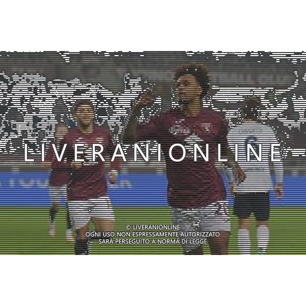 TVMV-Torino 24.01.2025 Stadio Grande Torino @Manuela Viganti/Ag. Aldo Liverani sas Torino vs Cagliari Campionato Calcio Serie A Enilive 2024/2025 22a giornata Nella foto: esultanza valentino lazaro dopo il gol successivamente annullato dal var
