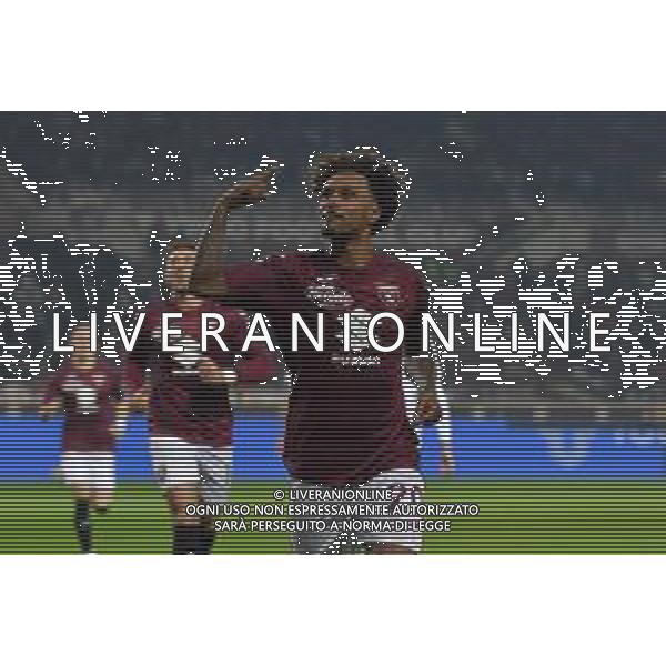 TVMV-Torino 24.01.2025 Stadio Grande Torino @Manuela Viganti/Ag. Aldo Liverani sas Torino vs Cagliari Campionato Calcio Serie A Enilive 2024/2025 22a giornata Nella foto: esultanza valentino lazaro dopo il gol successivamente annullato dal var