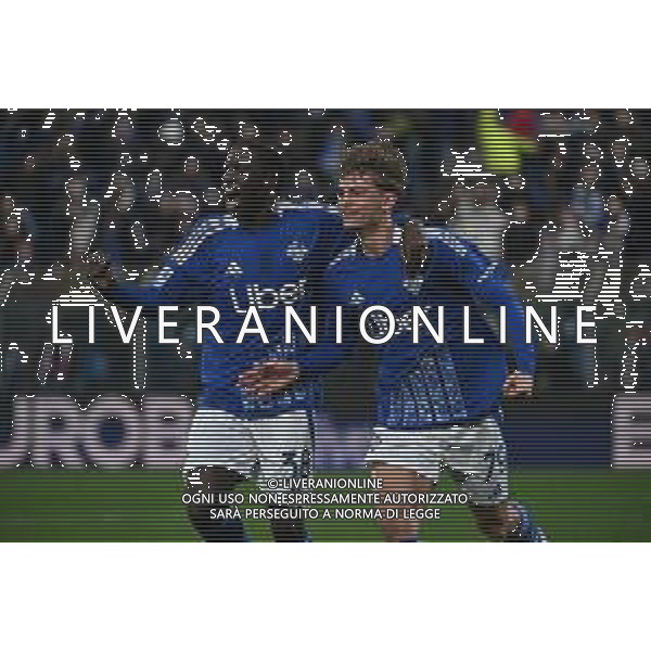 TVRG Como vs Atalanta nella foto Assane Diao (Como) e Nicolas Paz Martinez (Como) esultanza dopo il gol dell\'1 a 0 Como 25-01-2025 Stadio Giuseppe Sinigaglia Campionato Serie A Enilive - 22a giornata foto Roberto Garavaglia/Agenzia Aldo Liverani sas