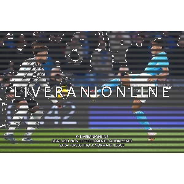 NAPOLI vs JUVENTUS Campionato Calcio Serie A 23.01.2025 Nella foto: Weston McKennie, David Neres ©MOSCA- AGENZIA ALDO LIVERANI SAS