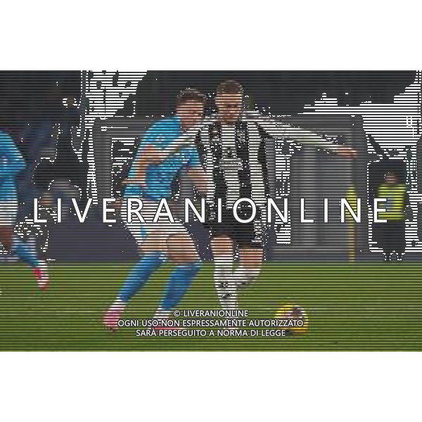 NAPOLI vs JUVENTUS Campionato Calcio Serie A 23.01.2025 Nella foto: Teun Koopmeiners, Amir Rrahmani ©MOSCA- AGENZIA ALDO LIVERANI SAS