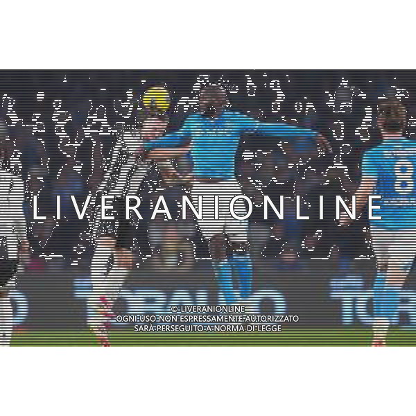 NAPOLI vs JUVENTUS Campionato Calcio Serie A 23.01.2025 Nella foto: Romelu Lukaku, Federico Gatti ©MOSCA- AGENZIA ALDO LIVERANI SAS