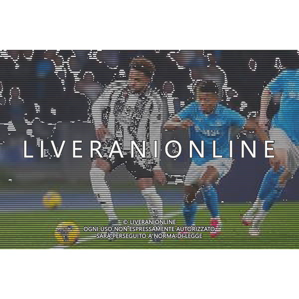 NAPOLI vs JUVENTUS Campionato Calcio Serie A 23.01.2025 Nella foto: Weston McKennie, David Neres ©MOSCA- AGENZIA ALDO LIVERANI SAS