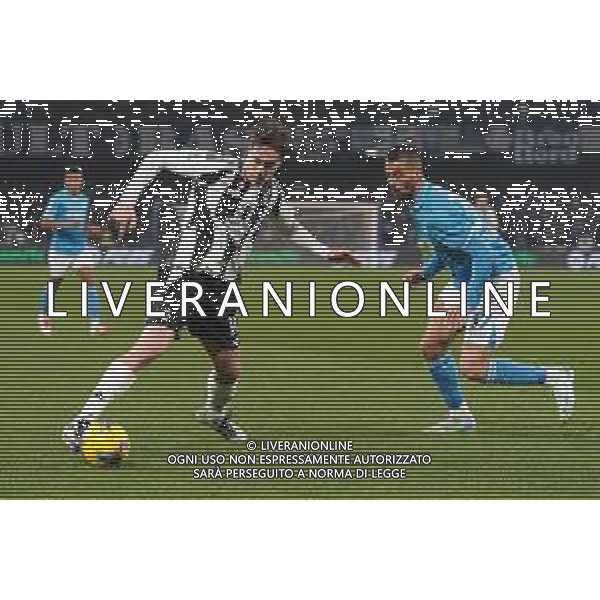 NAPOLI vs JUVENTUS Campionato Calcio Serie A 23.01.2025 Nella foto: Kenan Yildiz, Leonardo Spinazzola ©MOSCA- AGENZIA ALDO LIVERANI SAS