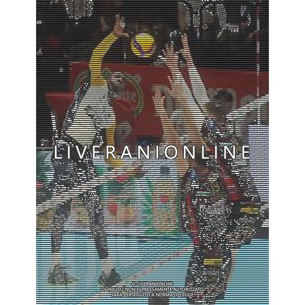 CASALECCHIO DI RENO (BOLOGNA) UNIPOL ARENA 25 01 2025 FINAL FOUR COPPA ITALIA SUPERLEGA PALLAVOLO PRIMA SEMIFINALE SIR SUSA VIM PERUGIA-RANA VERONA 2-3 NELLA FOTO KEITA NOUMORY RANA VERONA FOTO GIANNI SANNA-AG ALDO LIVERANI SAS
