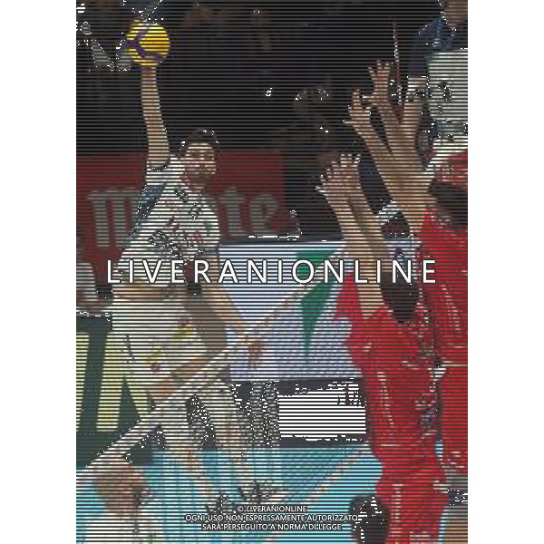 CASALECCHIO DI RENO(BOLOGNA) UNIPOL ARENA PALLAVOLO MASCHILE FINAL FOUR COPPA ITALIA SUPERLEGA SECONDA SEMIFINALE ITAS TRENTINO-CUCINE LUBE CIVITANOVA NELLA FOTO DANIELE LAVIA ITAS TRENTINO FOTO GIANNI SANNA-AG ALDO LIVERANI SAS