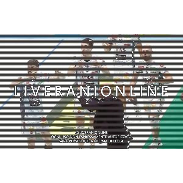 CASALECCHIO DI RENO(BOLOGNA) UNIPOL ARENA PALLAVOLO MASCHILE FINAL FOUR COPPA ITALIA SUPERLEGA SECONDA SEMIFINALE ITAS TRENTINO-CUCINE LUBE CIVITANOVA NELLA FOTO ALLENATORE ITAS TRENTINO FABIO SOLI FOTO GIANNI SANNA-AG ALDO LIVERANI SAS