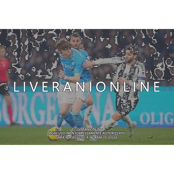 NAPOLI vs JUVENTUS Campionato Calcio Serie A 23.01.2025 Nella foto: Scott McTominay, Manuel Locatelli ©MOSCA- AGENZIA ALDO LIVERANI SAS
