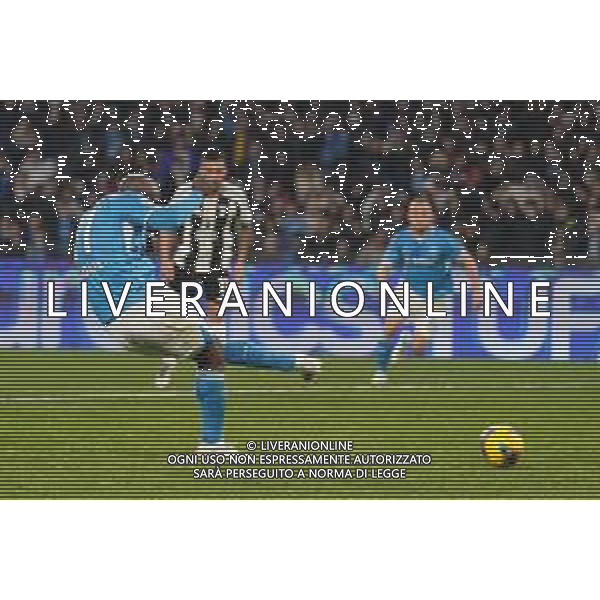 NAPOLI vs JUVENTUS Campionato Calcio Serie A 23.01.2025 Nella foto: il gol su rigore di Romelu Lukaku ©MOSCA- AGENZIA ALDO LIVERANI SAS