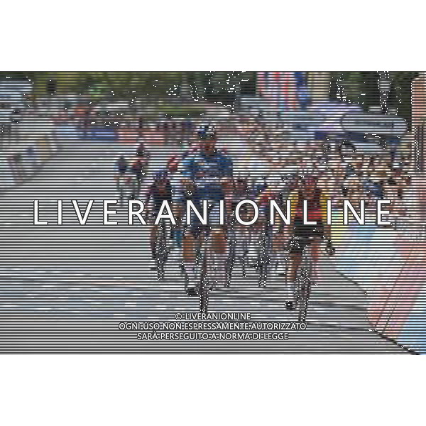 26-01-2025 Tour Down Under; Tappa 06 Adelaide City Council; 2025, Red Bull - Bora Hansgrohe; 2025, Cofidis; Welsford, Sam; Coquard, Bryan; Adelaide; ©SIROTTI- AGENZIA ALDO LIVERANI SAS