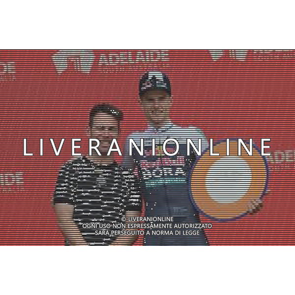 26-01-2025 Tour Down Under; Tappa 06 Adelaide City Council; 2025, Red Bull - Bora Hansgrohe; Fisher Black, Finn; Cavendish, Mark; Adelaide; ©SIROTTI- AGENZIA ALDO LIVERANI SAS