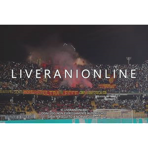 TVEM January 26, 2025 Lecce, Italy - US Lecce vs FC Inter - Italian soccer serie A 2024/25 - Via Del Mare Stadium. In the pic: Supporters of US Lecce FOTO EMMANUELE MASTRODONATO-AG ALDO LIVERANI SAS