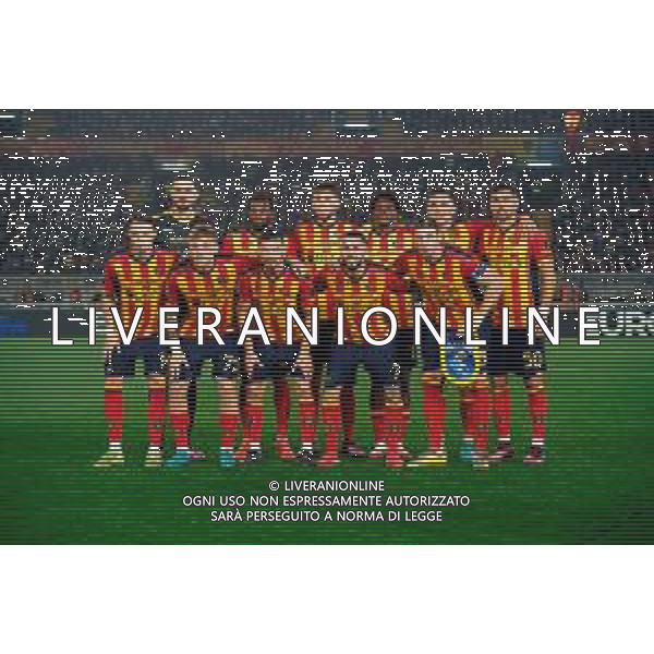 TVEM January 26, 2025 Lecce, Italy - US Lecce vs FC Inter - Italian soccer serie A 2024/25 - Via Del Mare Stadium. In the pic: US Lecce team line up FOTO EMMANUELE MASTRODONATO-AG ALDO LIVERANI SAS