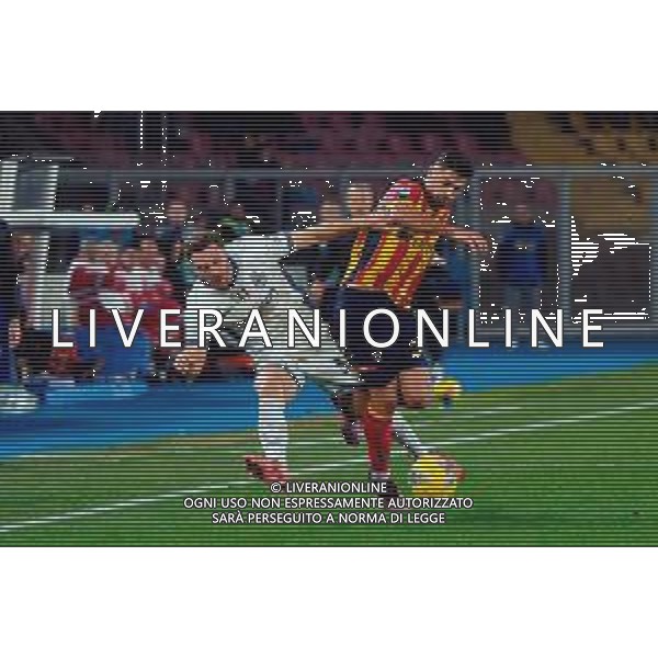 TVEM January 26, 2025 Lecce, Italy - US Lecce vs FC Inter - Italian soccer serie A 2024/25 - Via Del Mare Stadium. In the pic: Carlos Augusto of FC Inter in action against Santiago Pierotti of US Lecce FOTO EMMANUELE MASTRODONATO-AG ALDO LIVERANI SAS