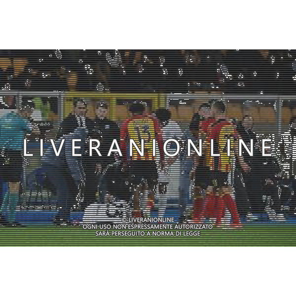 Us Lecce vs Fc Internazionale Campionato Serie A Enilive 2024-2025 Lecce 26 Gennaio 2025 Nella foto: Infortunio Nicolo’ Barella a terra infortunato ©ANDREA ROSITO -AGENZIA ALDO LIVERANI SAS- AGENZIA ALDO LIVERANI SAS