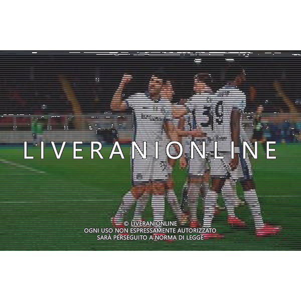 TVEM January 26, 2025 Lecce, Italy - US Lecce vs FC Inter - Italian soccer serie A 2024/25 - Via Del Mare Stadium. In the pic: Mehdi Taremi of FC Inter celebrates after scoring a goal ©TVEM Emmanuele Mastrodonato - AGENZIA ALDO LIVERANI SAS