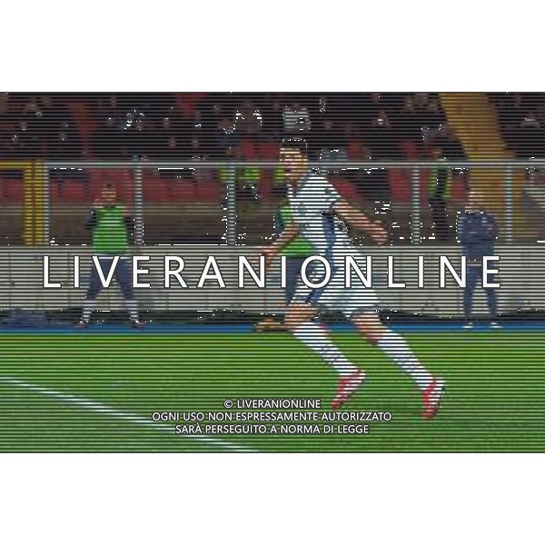 TVEM January 26, 2025 Lecce, Italy - US Lecce vs FC Inter - Italian soccer serie A 2024/25 - Via Del Mare Stadium. In the pic: Mehdi Taremi of FC Inter celebrates after scoring a goal ©TVEM Emmanuele Mastrodonato - AGENZIA ALDO LIVERANI SAS