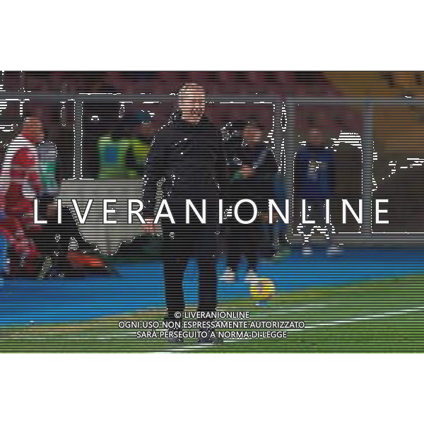 TVEM January 26, 2025 Lecce, Italy - US Lecce vs FC Inter - Italian soccer serie A 2024/25 - Via Del Mare Stadium. In the pic: coach Marco Giampaolo of US Lecce ©TVEM Emmanuele Mastrodonato - AGENZIA ALDO LIVERANI SAS