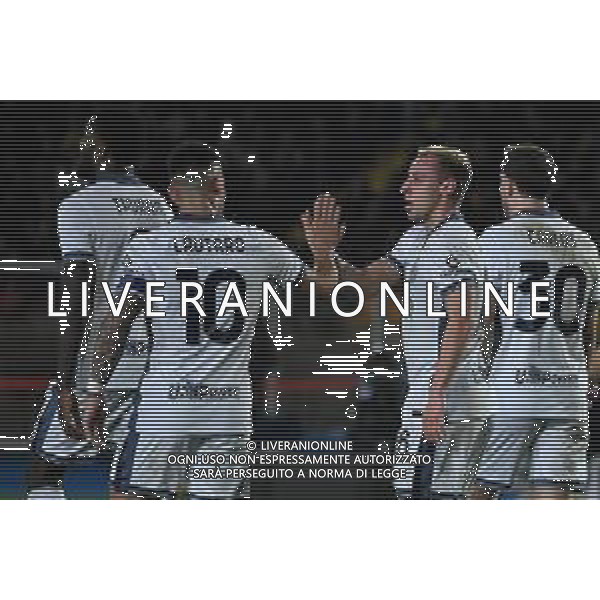 Us Lecce vs Fc Internazionale Campionato Serie A Enilive 2024-2025 Lecce 26 Gennaio 2025 Nella foto: Lautaro Martinez e Davide Frattesi ©ANDREA ROSITO -AGENZIA ALDO LIVERANI SAS