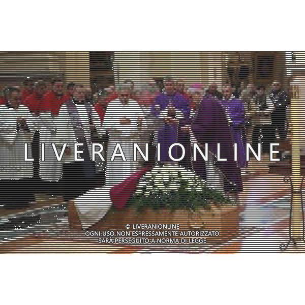 IMOLA 27 01 2025 FUNERALE DI MONS.ALBANO CALAMELLI MESSA CELEBRATA DAL VESCOVO GIOVANNI MOSCIATTI FOTO GIANNI SANNA-AG ALDO LIVERANI SAS