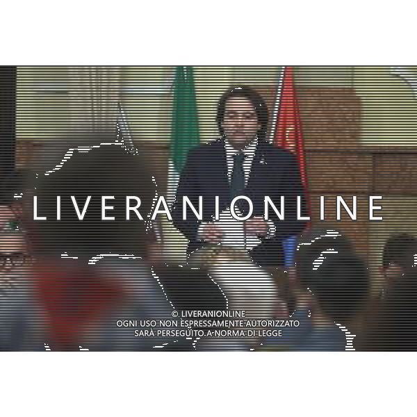IMOLA 27 01 2025 GIORNO DELLA MEMORIA SEDUTA STRAORDINARIA DEL CONSIGLIO COMUNALE NELLA FOTO NICHOLAS VACCHI FRATELLI D\'ITALIA ©SANNA - AGENZIA ALDO LIVERANI SAS