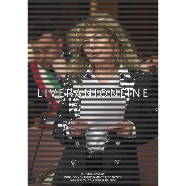 IMOLA 27 01 2025 GIORNO DELLA MEMORIA SEDUTA STRAORDINARIA DEL CONSIGLIO COMUNALE NELLA FOTO GIANNA GAMBETTI ASSESSORE ALLA SCUOLA ©SANNA - AGENZIA ALDO LIVERANI SAS