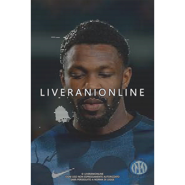 TVEM January 26, 2025 Lecce, Italy - US Lecce vs FC Inter - Italian soccer serie A 2024/25 - Via Del Mare Stadium. In the pic: Marcus Thuram of FC Inter FOTO EMMANUELE MASTRODONATO-AG ALDO LIVERANI SAS