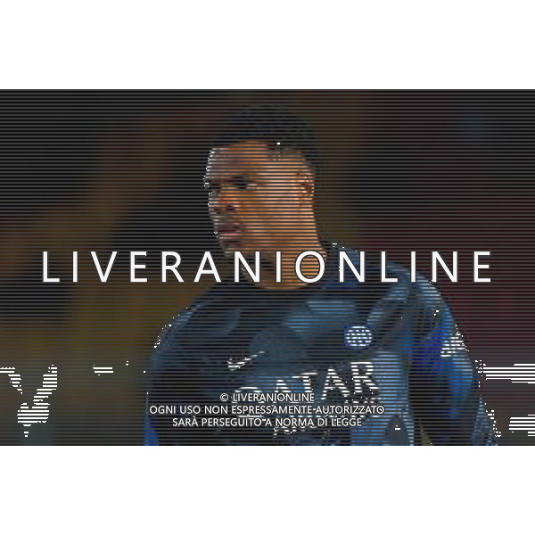 TVEM January 26, 2025 Lecce, Italy - US Lecce vs FC Inter - Italian soccer serie A 2024/25 - Via Del Mare Stadium. In the pic: Denzel Dumfries of FC Inter FOTO EMMANUELE MASTRODONATO-AG ALDO LIVERANI SAS