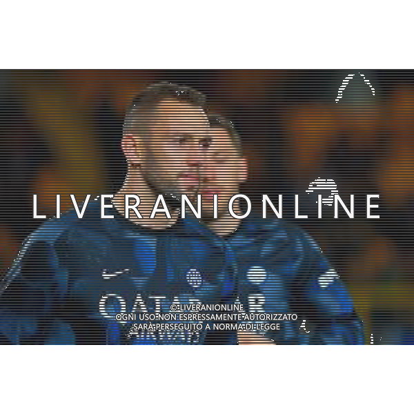 TVEM January 26, 2025 Lecce, Italy - US Lecce vs FC Inter - Italian soccer serie A 2024/25 - Via Del Mare Stadium. In the pic: Stefan de Vrij of FC Inter FOTO EMMANUELE MASTRODONATO-AG ALDO LIVERANI SAS