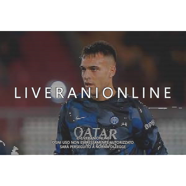 TVEM January 26, 2025 Lecce, Italy - US Lecce vs FC Inter - Italian soccer serie A 2024/25 - Via Del Mare Stadium. In the pic: Lautaro Martinez of FC Inter FOTO EMMANUELE MASTRODONATO-AG ALDO LIVERANI SAS