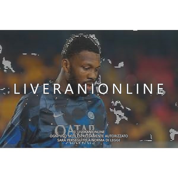 TVEM January 26, 2025 Lecce, Italy - US Lecce vs FC Inter - Italian soccer serie A 2024/25 - Via Del Mare Stadium. In the pic: Marcus Thuram of FC Inter FOTO EMMANUELE MASTRODONATO-AG ALDO LIVERANI SAS