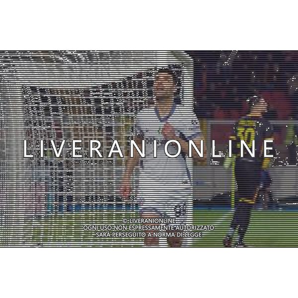 TVEM January 26, 2025 Lecce, Italy - US Lecce vs FC Inter - Italian soccer serie A 2024/25 - Via Del Mare Stadium. In the pic: Mehdi Taremi of FC Inter celebrates after scoring a goal FOTO EMMANUELE MASTRODONATO-AG ALDO LIVERANI SAS
