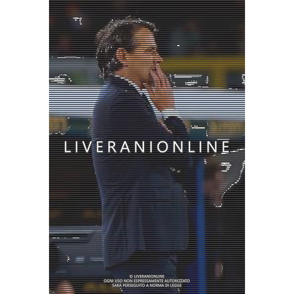 TVEM January 26, 2025 Lecce, Italy - US Lecce vs FC Inter - Italian soccer serie A 2024/25 - Via Del Mare Stadium. In the pic: coach Simone Inzaghi of FC Inter FOTO EMMANUELE MASTRODONATO-AG ALDO LIVERANI SAS