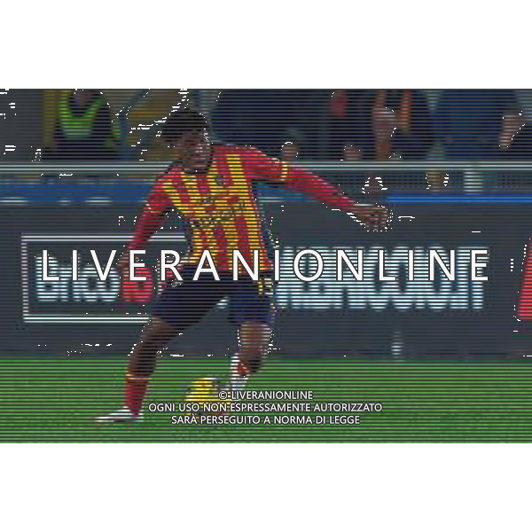 TVEM January 26, 2025 Lecce, Italy - US Lecce vs FC Inter - Italian soccer serie A 2024/25 - Via Del Mare Stadium. In the pic: Patrick Dorgu of US Lecce FOTO EMMANUELE MASTRODONATO-AG ALDO LIVERANI SAS