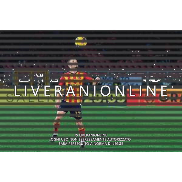 TVEM January 26, 2025 Lecce, Italy - US Lecce vs FC Inter - Italian soccer serie A 2024/25 - Via Del Mare Stadium. In the pic: Frederic Guilbert of US Lecce FOTO EMMANUELE MASTRODONATO-AG ALDO LIVERANI SAS