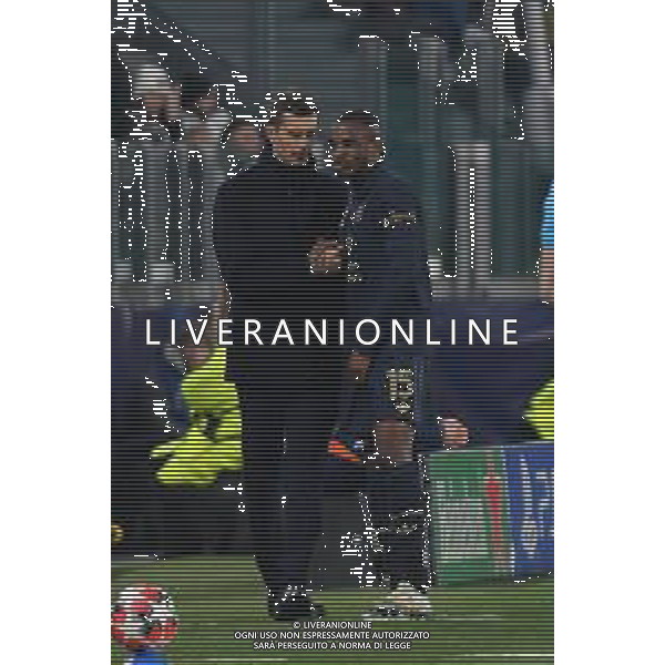 Torino 29.01.2025 Allianz Stadium ©Manuela Viganti/Agenzia Aldo Liverani Juventus vs Benfica Uefa Champions League 2024/2025 8a giornata Nella foto: thiago motta e pierre kalulu uscito per infortunio ©Viganti - AGENZIA ALDO LIVERANI SAS
