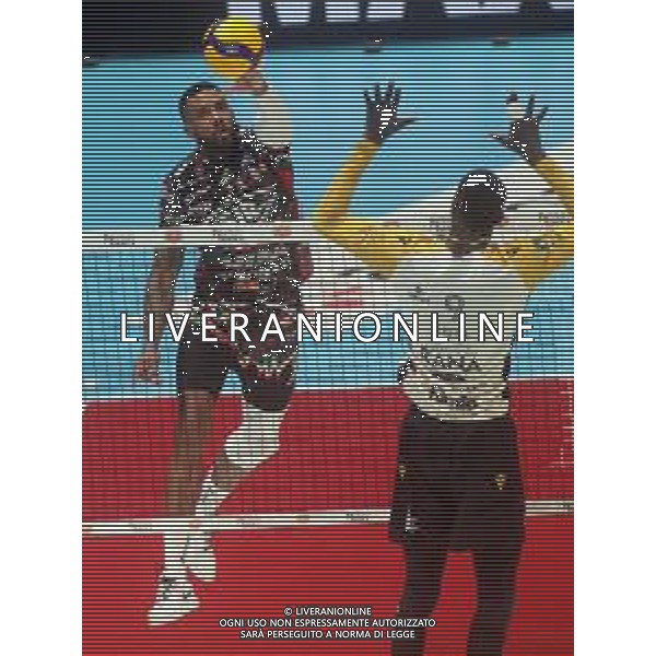 CASALECCHIO DI RENO(BOLOGNA) FINAL FOUR COPPA ITALIA PALLAVOLO MASCHILE PRIMA SEMIFINALE SIR SUSA VIM PERUGIA-RANA VERONA 2-3 NELLA FOTO HERRERA JAIME JESUS FOTO GIANNI SANNA-AG ALDO LIVERANI SAS