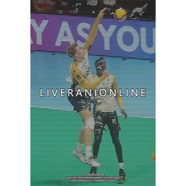 CASALECCHIO DI RENO(BOLOGNA) FINAL FOUR COPPA ITALIA PALLAVOLO MASCHILE PRIMA SEMIFINALE SIR SUSA VIM PERUGIA-RANA VERONA 2-3 NELLA FOTO JENSEN MADS KYED RANA VERONA FOTO GIANNI SANNA-AG ALDO LIVERANI SAS