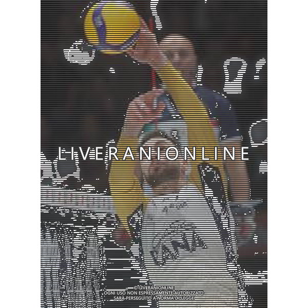 CASALECCHIO DI RENO(BOLOGNA) FINAL FOUR COPPA ITALIA PALLAVOLO MASCHILE PRIMA SEMIFINALE SIR SUSA VIM PERUGIA-RANA VERONA 2-3 NELLA FOTO ABAEV KONSTANTIN RANA VERONA FOTO GIANNI SANNA-AG ALDO LIVERANI SAS