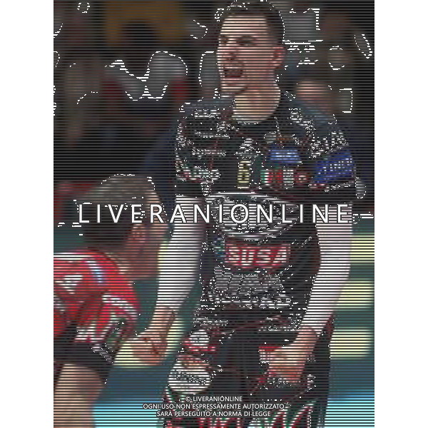 CASALECCHIO DI RENO(BOLOGNA) FINAL FOUR COPPA ITALIA PALLAVOLO MASCHILE PRIMA SEMIFINALE SIR SUSA VIM PERUGIA-RANA VERONA 2-3 NELLA FOTO SIMONE GIANELLI SIR PERUGIA FOTO GIANNI SANNA-AG ALDO LIVERANI SAS
