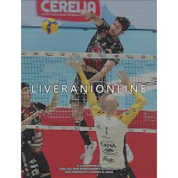 CASALECCHIO DI RENO(BOLOGNA) 26 01 2025 FINAL FOUR COPPA ITALIA SUPERLEGA PALLAVOLO MASCHILE FINALE RANA VERONA-CUCINE LUBE CIVITANOVA 2-3 NELLA FOTO GARGIULO GIOVANNI MARIA LUBE CUCINE CIVITANOVA FOTO GIANNI SANNA-AG ALDO LIVERANI SAS