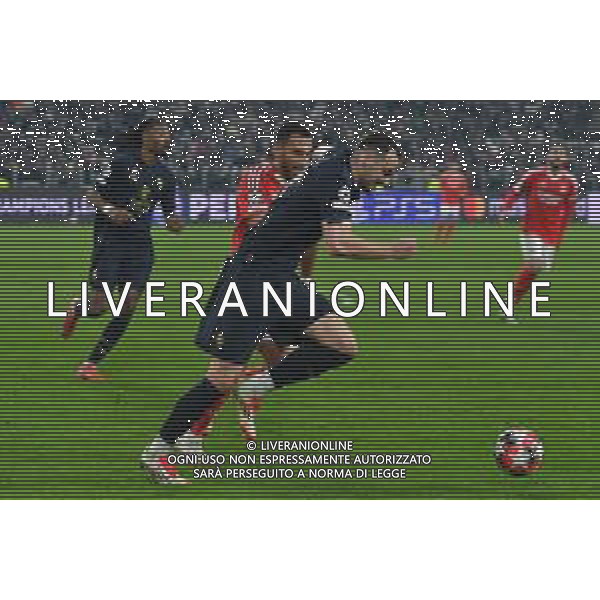 Torino 29.01.2025 Allianz Stadium ©Manuela Viganti/Agenzia Aldo Liverani Juventus vs Benfica Uefa Champions League 2024/2025 8a giornata Nella foto: federico gatti-Vangelis Pavlidis ©Viganti - AGENZIA ALDO LIVERANI SAS