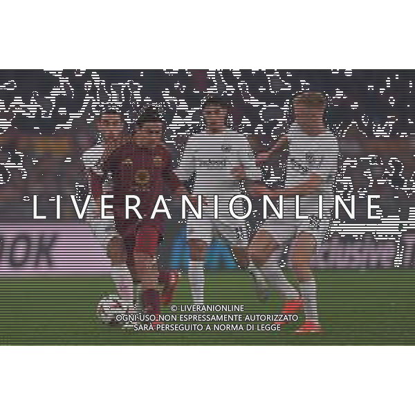 Roma vs Eintracht Francoforte Europa League - 8 Giornata Stadio Olimpico - Roma 30-01-2025 nella foto Dybala e Skhiri ©Federico Gaetano - AGENZIA ALDO LIVERANI SAS