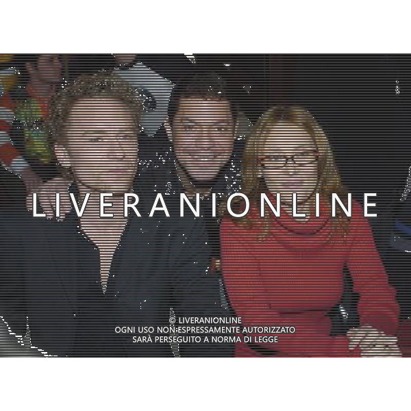 Milano 25/01/2006 Rent Is Back nella foto: Michele Carfora con Bob Simon e Nicoletta Mantovani foto Danilo Recalcati / AG.Aldo Liverani