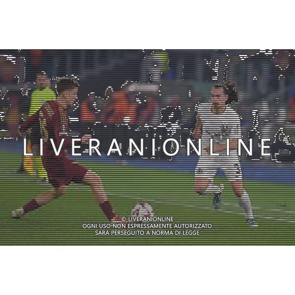 Roma vs Eintracht Francoforte Europa League - 8 Giornata Stadio Olimpico - Roma 30-01-2025 nella foto Theate e Saelemaekrs ©Federico Gaetano - AGENZIA ALDO LIVERANI SAS