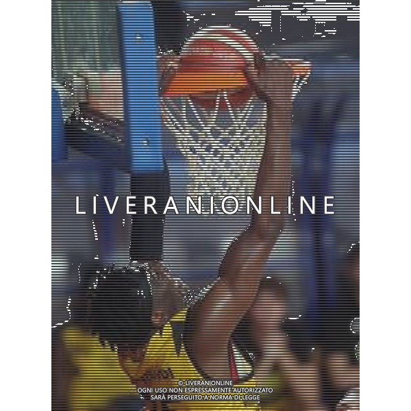 IMOLA 29 01 2025 NEUPHARMA VIRTUS IMOLA-BLACKS FAENZA 86-90 SERIE B1 NELLA FOTO SERAPHIN KADJIVIDI NEUPHARMA VIRTUS IMOLA FOTO GIANNA SANNA-AG ALDO LIVERANI SAS