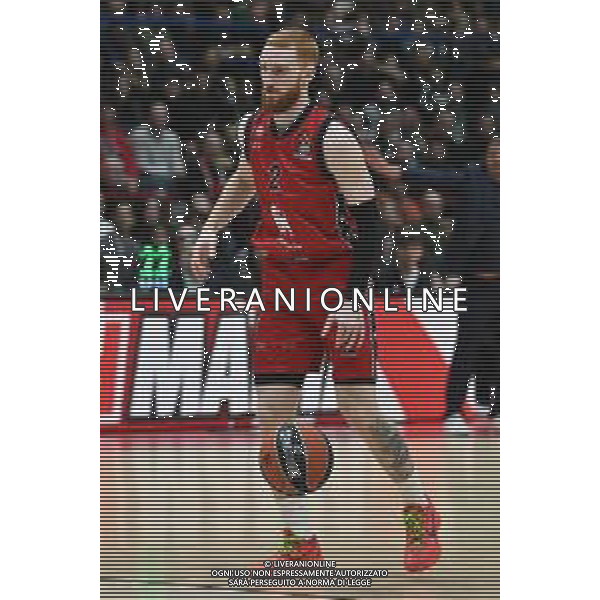 TVRG Olimpia Milano vs Panathinaikos Atene nella foto Niccolò Mannion (Olimpia Milano) Assago (MI) 30-01-2025 Unipol Forum EA7 Emporio Armani Olimpia Milano vs Panathinaikos AKTOR Atene Turkish Airlines EuroLeague 24a giornata regular season foto Roberto Garavaglia/Agenzia Aldo Liverani sas