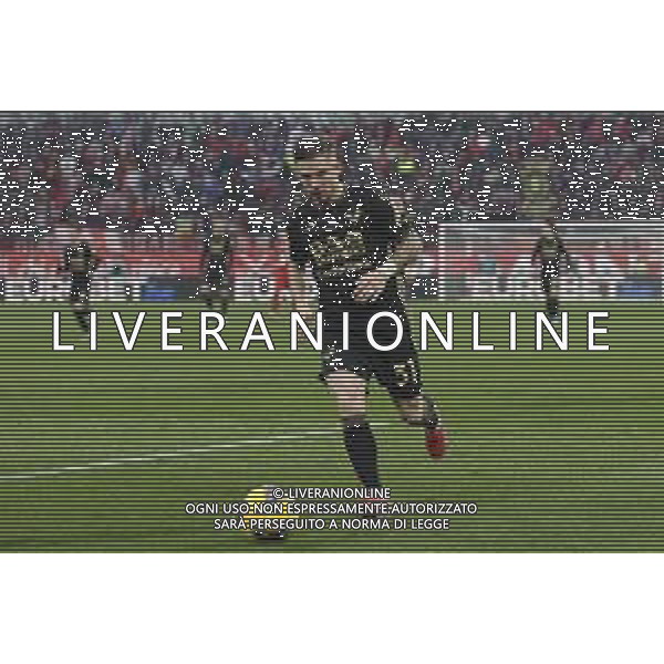 Tomas Suslov of Hellas Verona FC play the ball during AC Monza vs Hellas Verona FC, 23° Serie A Enilive 2024-25 game at U-Power stadium in Monza (MB), Italy, on February 01, 2025. (Photo by Davide Casentini)- AGENZIA ALDO LIVERANI SAS